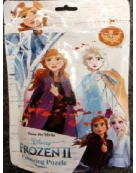 Colouring Puzzle Anna & Elza In Bag