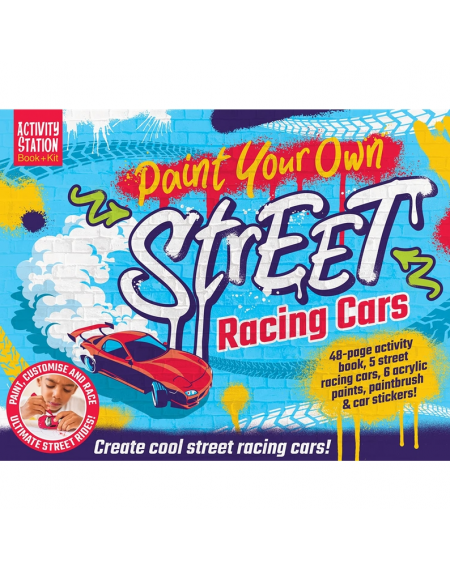 Paint Your Own Street Racing Cars