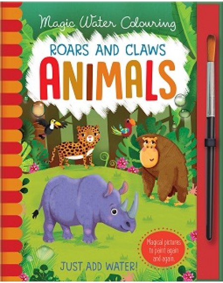 Magic Water Colouring :Raws And Claws Animals