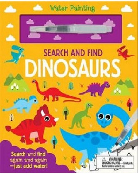 Search And Find Water Painting : Dinosaurs
