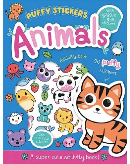 Wobbly-Eye Puffy Sticker Activity : Animals
