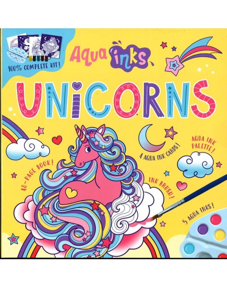 Aqua Inks Unicorns