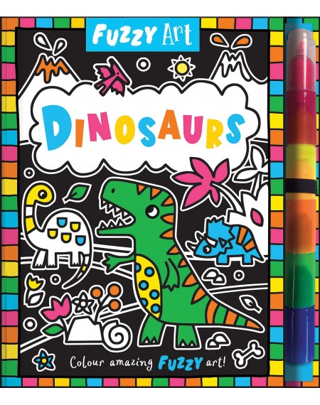Fuzzy Art Dinosaurs