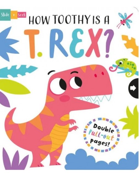Slide and Seek - Multi-Stage Pull Tabs How toothy is a T Rex?