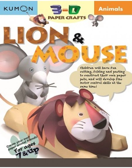 3-D Paper Crafts (Lion & Mouse)