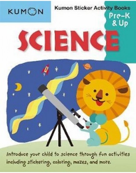 Science Sticker Activity Book Pre K & Up