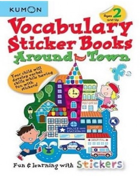 Around Town Vocabulary Sticker Books