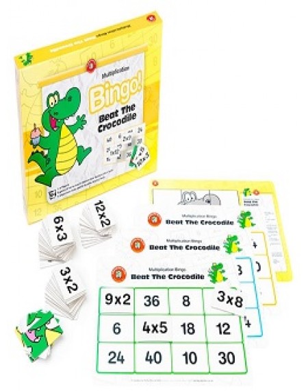 Beat the Crocodile (Multiplication) Bingo