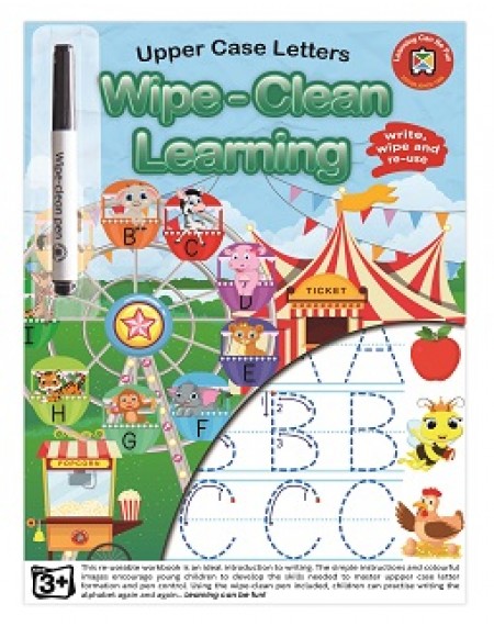 Letters (Upper Case) Wipe-Clean Learning