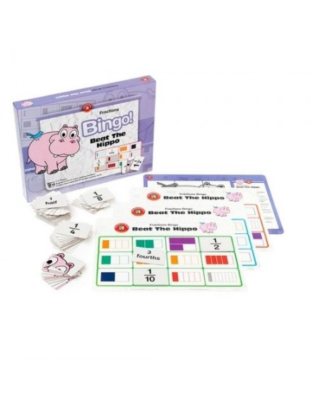 Fractions Bingo - Beat the Hippo