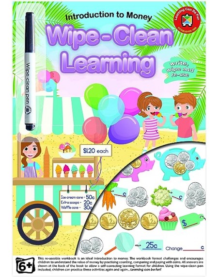 Wipe-Clean Learning Money Skills
