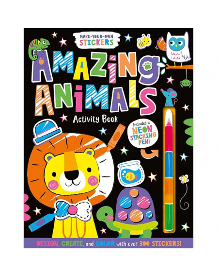 Make-Your-Own Stickers Amazing Animals Activity Book