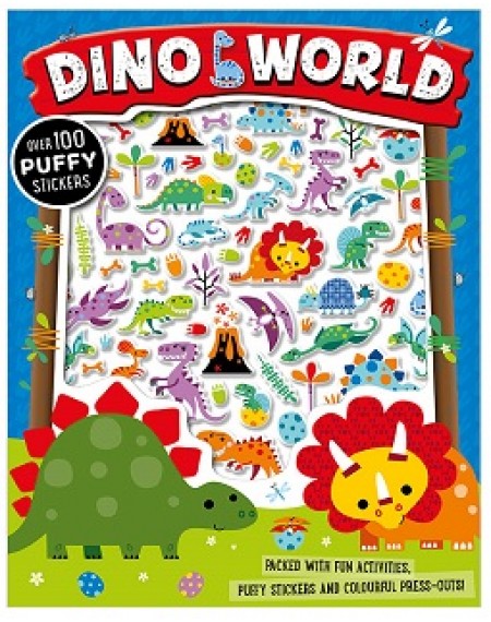 Dino World Puffy Sticker Activity Book