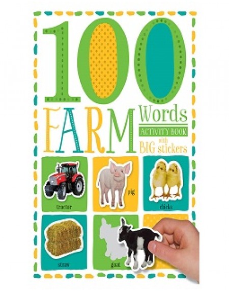 100 First Farm Words Sticker Activity