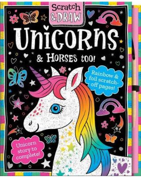 Scratch And Draw Horses And Unicorns