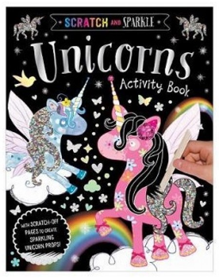 SCRATCH AND SPARKLE UNICORNS ACTIVITY BOOK