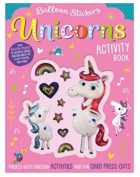 Balloon Sticker Activity Book : Unicorns