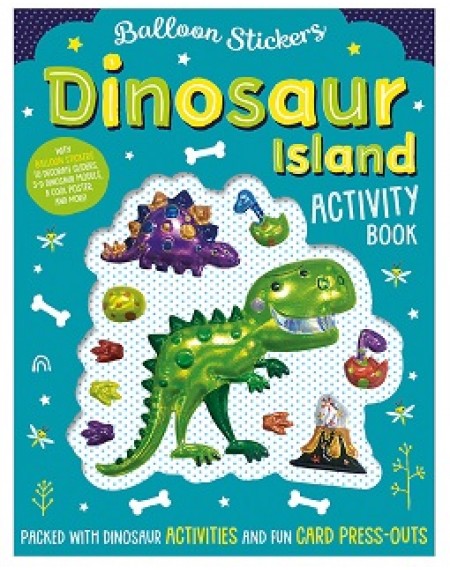 Balloon Sticker Activity Book : Dinosaur Island