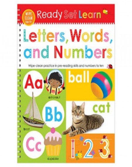 Ready Set Learn Wipe Clean : Letters Words