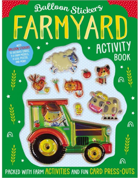 Balloon Sticker Activity Book : Farmyard