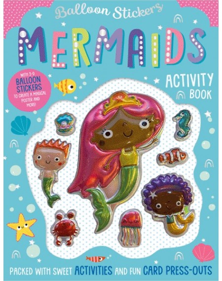 Balloon Stickers Mermaids Activity Book
