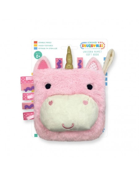 Sensory Snuggables Unicorn Puppet Soft Book