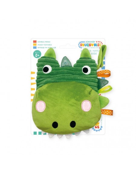 Sensory Snuggables Dinosaur Hand-Puppet Soft Book
