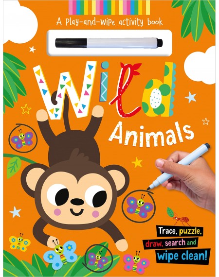 Wipe-Clean: Wild Animals