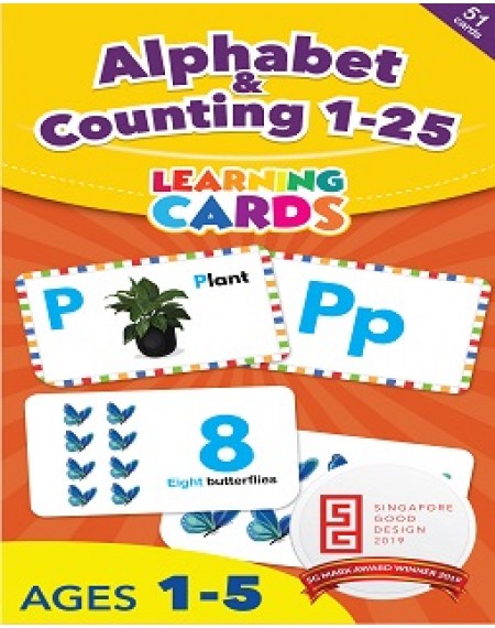 Alphabet & Counting 1-25 Learning Cards