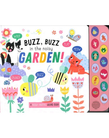 12 Button Sound Book - In the Noisy Garden