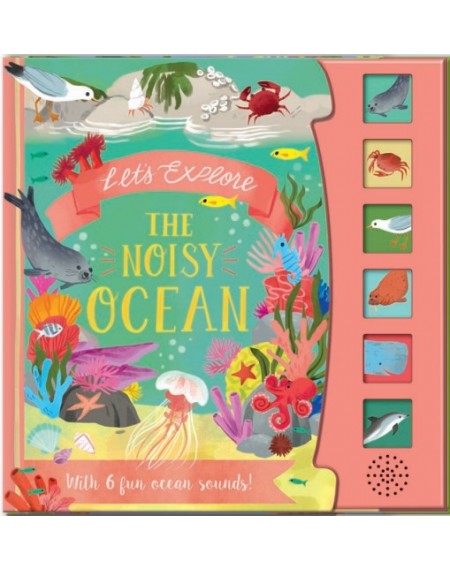 Nature 6 Button Sound Books- Noisy Ocean