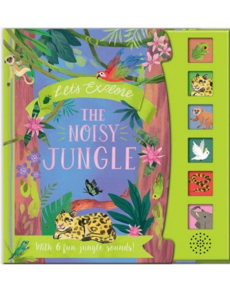 Nature 6 Button Sound Books- Noisy Jungle