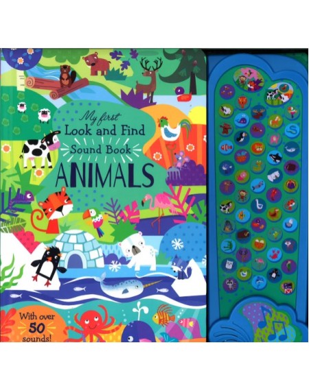 My First Look And Find Sound Book : Animals