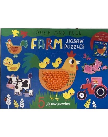 Touch And Feel Puzzle And Book Set - Farm