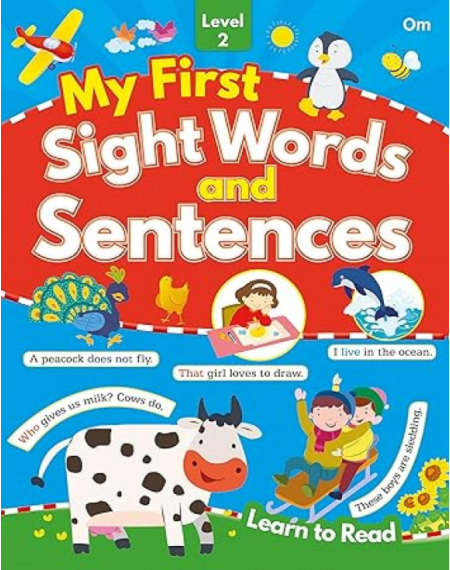 My First Sight Words and Sentences – Level 2