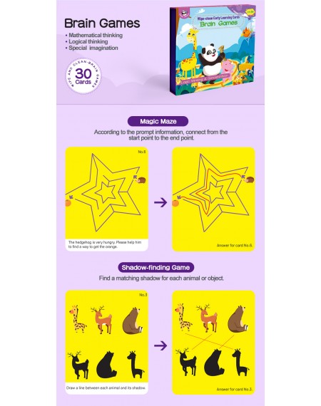 Pen Control Flash Cards : Brain Games