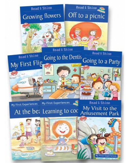 Set of 8 Assorted My First Experience Reading Books