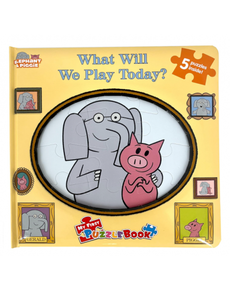 My First Puzzle Book :  Mo Willems What Will We Play Today?