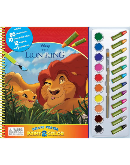Deluxe Poster Paint & Color - Disney Lion King