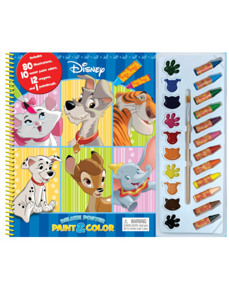Deluxe Poster Paint & Color - Disney Animal Classics