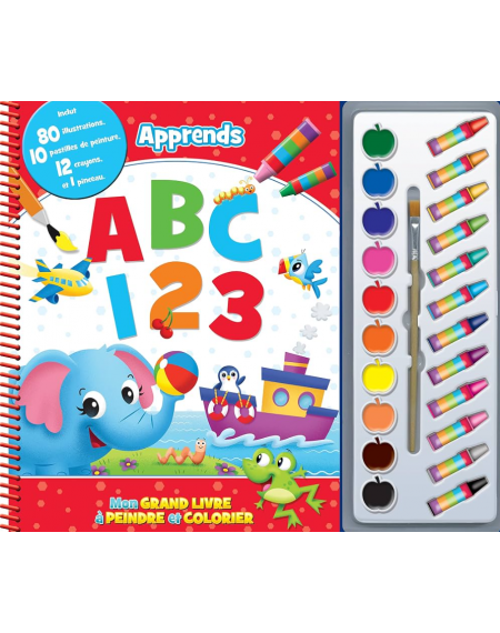 Deluxe Poster Paint & Color - Preschool ABC / 123