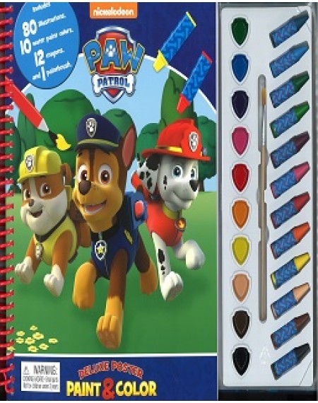 Deluxe Poster Paint& Colour: Paw Patrol