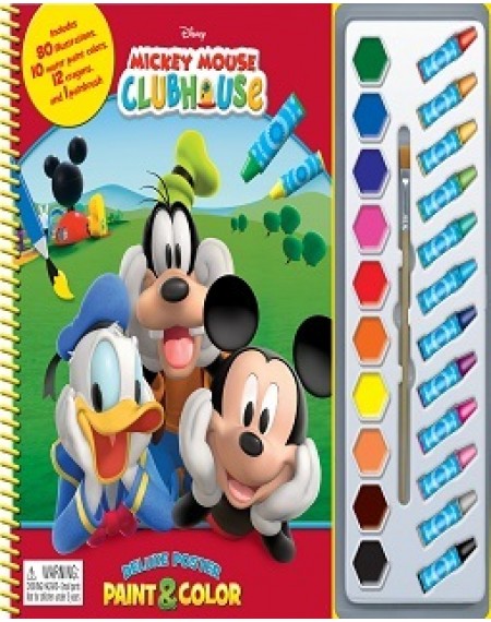 Deluxe Poster Paint and Crayon Assort : Disney Minnie