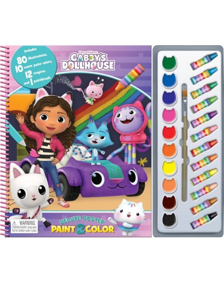 Univ. Gabby's Dollhouse Deluxe Poster Paint & Color