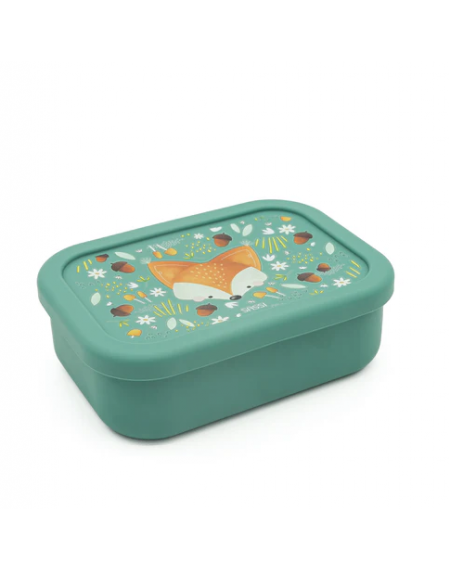 Silicone Lunch Box: Crunchy the Fox