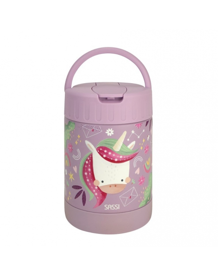 Stainless Steel Food Jar: Sparkly the Unicorn (350ml)