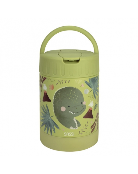 Stainless Steel Food Jar: Cracky the Dinosaur (350ml)