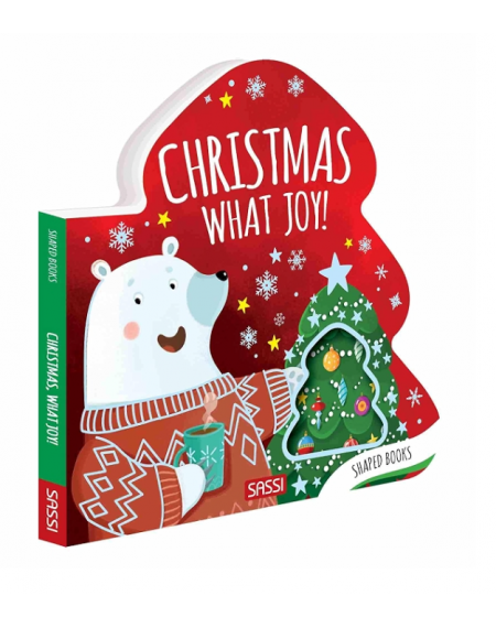 Shaped Board Book – Christmas, What Joy! 