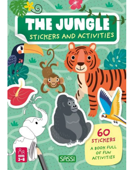 60 Stickers & Activities – The Jungle