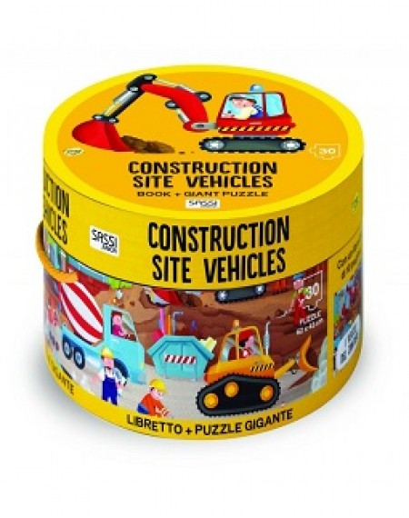 ROUND BOX - CONSTRUCTION SITE VEHICLES (N.E. 2019)